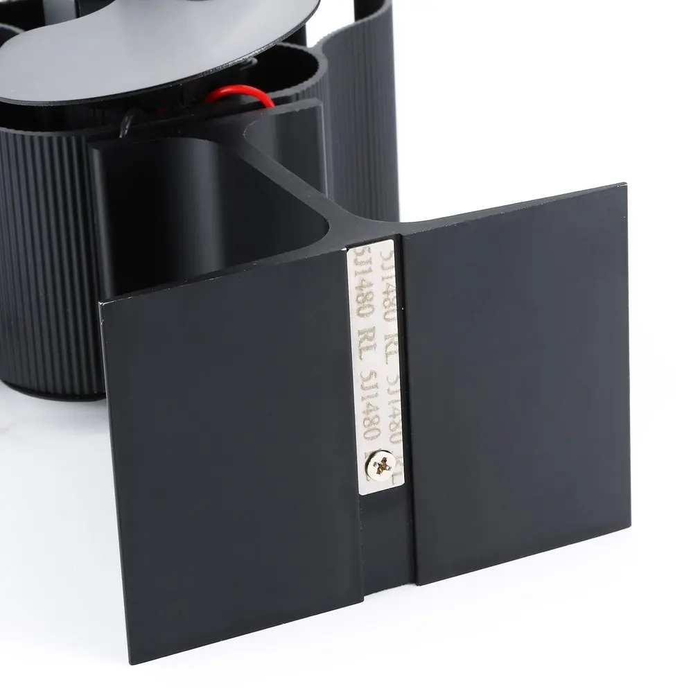 Вентилятор для камина черный с 4 лопастями экологически чистый и тихий домашний