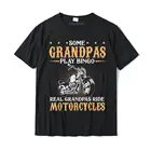 Футболка для Дедушки из хлопка, Повседневная Удобная рубашка для езды на мотоцикле, в стиле ретро