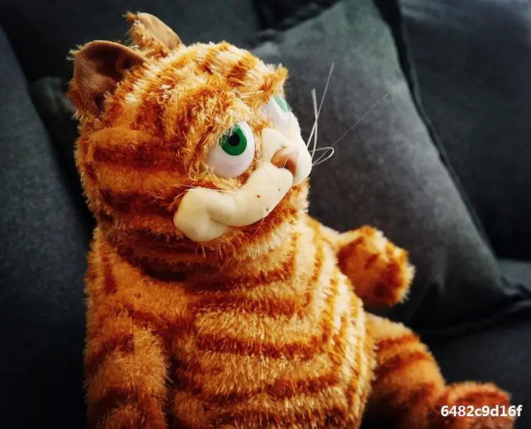 

Yellow fat cat plush toy Cute cats soft stuffed doll children birthday gift