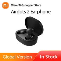 global version xiaomi redmi airdots 2 tws wireless bluetooth 5 0 earphone mi true wireless earbuds basic 2 auto link twsej061ls