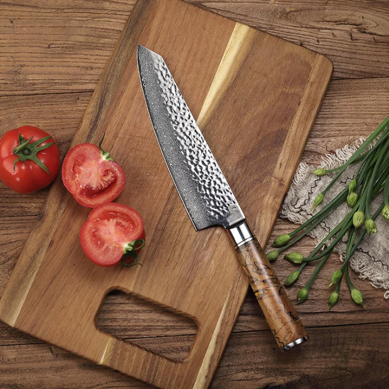 

Damascus 67 Layers VG10 cuchillo de cocina professional chef knives meat cleaver slicer fruit coltello wood handle kitchen knife