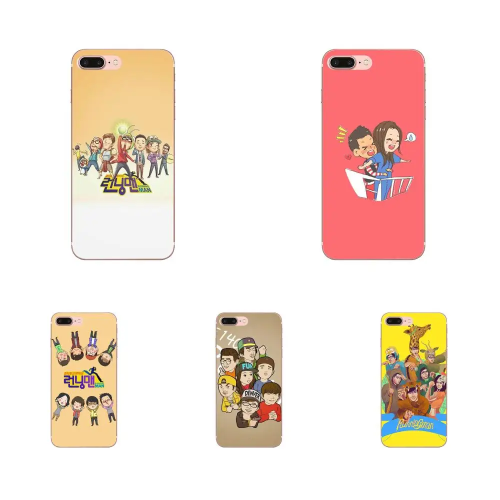 Бегущий человек Корейский Разнообразие шоу мультфильм для huawei P7 P8 P9 P10 P20 P30 Lite Mini