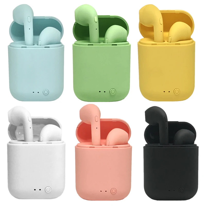 

Auriculares i7Mini con TWS, inalambricos por Bluetooth 5,0, auriculares mate con caja de carga para xiaomi y iphone