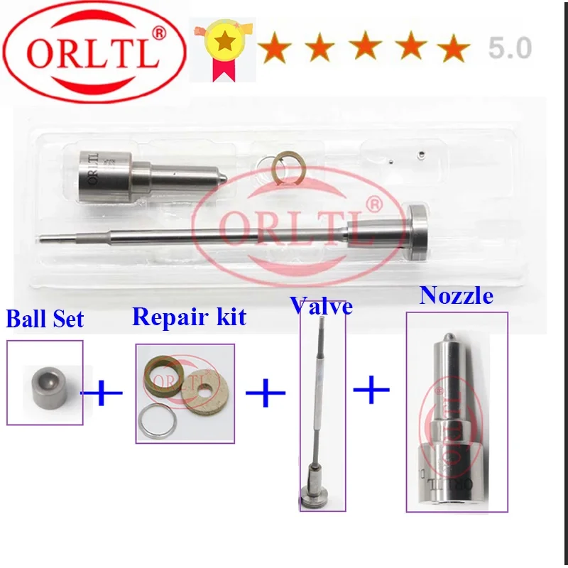 Оригинальные комплекты для ремонта инжектора ORLTL клапан FOORJ02806 сопло DLLA148P1815 (0 433 172
