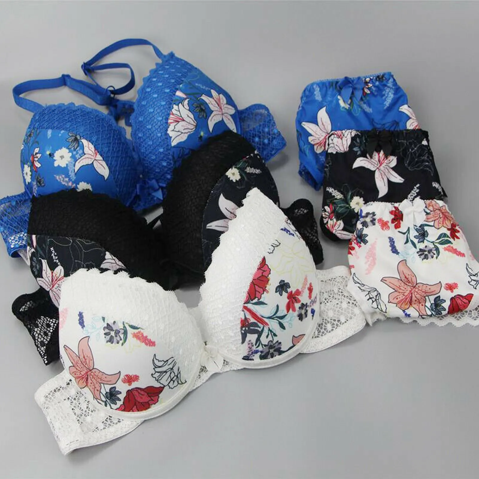 

Сексуальное нижнее белье для женщин, сексуальный комплект с бюстгальтером, сексуальное кружевное нижнее белье с вышивкой, комплект нижнего...