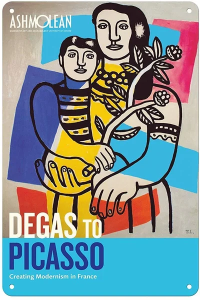 

Degas to Picasso Tin Sign art wall decoration,vintage aluminum retro metal sign