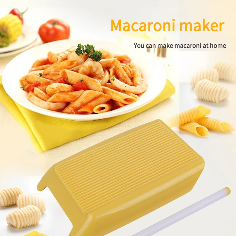 

Pasta Macaroni Board Spaghetti Gnocchi Maker Plastic Rolling Pin Baby Food Supplement Molds Manual Kitchen Tool 2020 New Good
