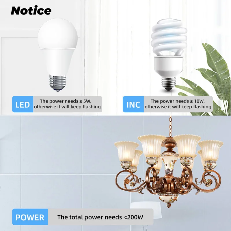 

WiFi Smart Wall Light Switch No Neutral Wire US Tuya APP Voice Control Timer Function Google Home Alexa 1/2/3/4 Gang 220V