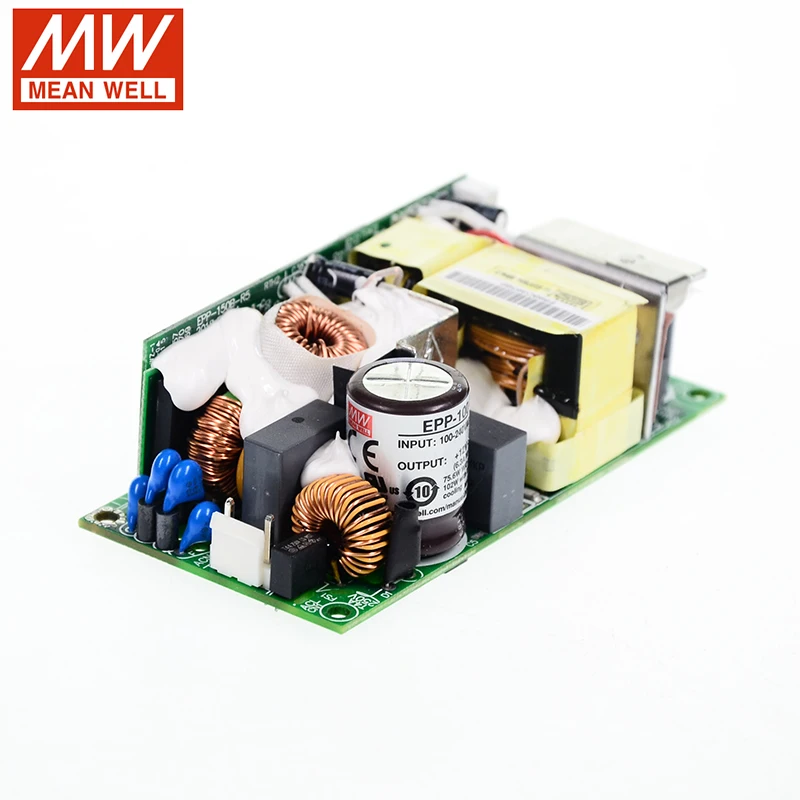 MEAN WELL EPP 100 Series DC12V 15V 24V 27V 48V 100W одиночный выход с функцией PFC Светодиодный источник