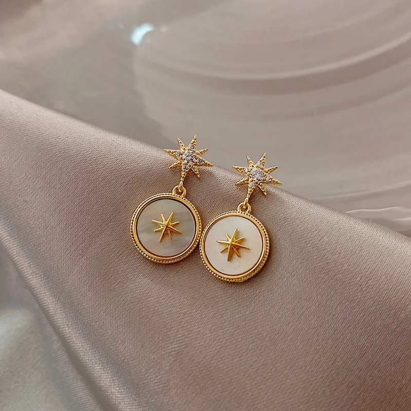 Женские серьги стразы геометрический темперамент восстановление древних