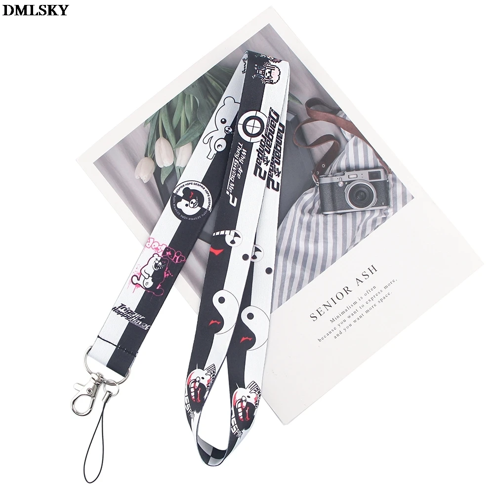 

Брелок для ключей MD061 DMLSKY, 24 шт./лот, шнурок для аниме, ID мобильный телефон