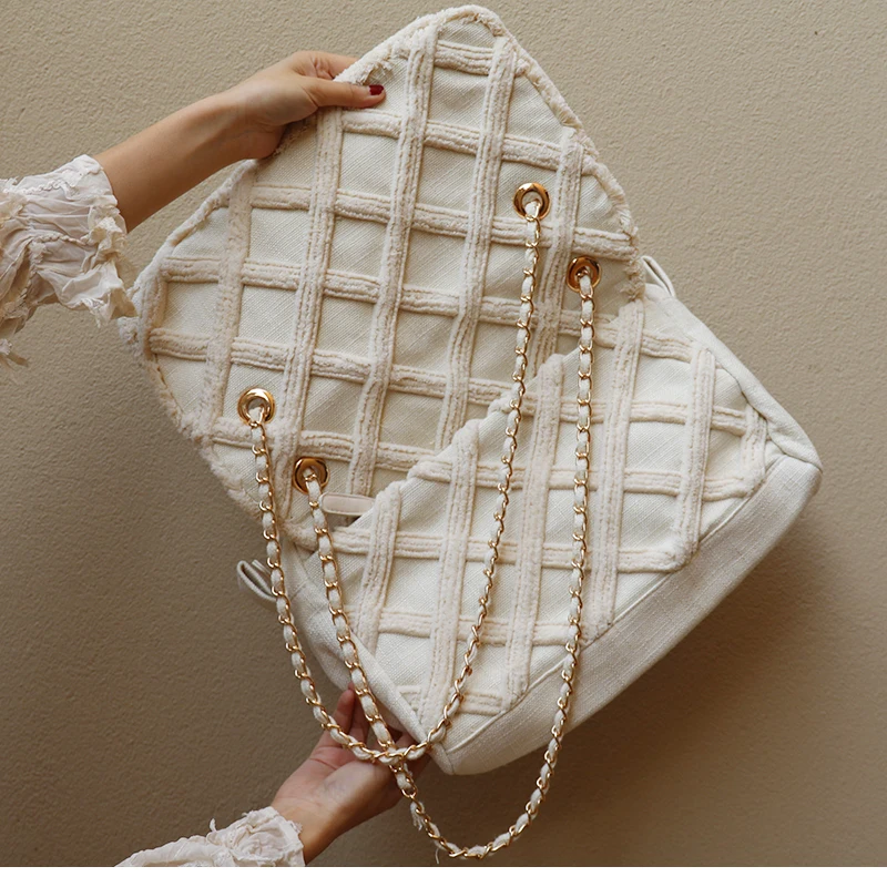 

canvas Bags For Women 2019 Luxury Handbags Women Bags Designer Big Tote Hand Bag Chain Leather Handbag Set Bolsa Feminina
