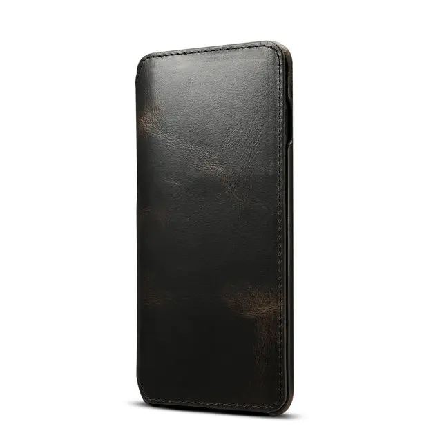 Black Натуральная кожа для Coque samsung Note 10 Plus Чехол Флип Etui samsung S10 чехол Роскошный для samsung Galaxy S10 чехол S 10+ Note10+ 5G - Цвет: Black