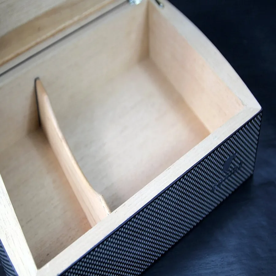 Футляр для сигар COHIBA дорожный кедровый футляр с влажным и гигрометром из