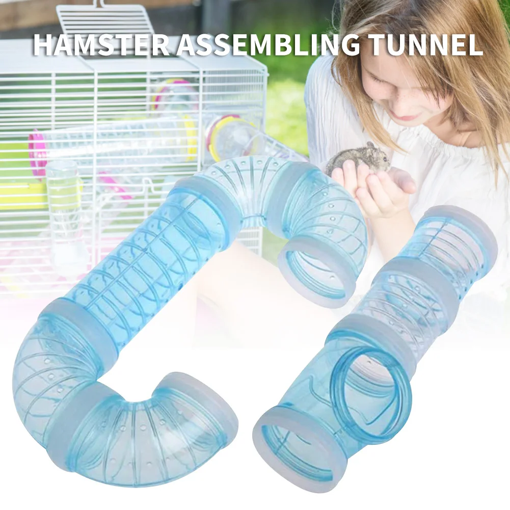 

Plastic Training Playing Tools External Tunnel Hamster Toys Multifunctional Hamster Cage Accessories Hamster Pipeline