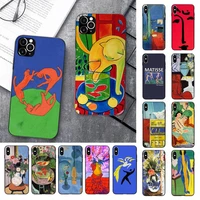 henri matisse art painting phone case for iphone 13 11 12 pro xs max 8 7 6 6s plus x 5s se 2020 xr cover