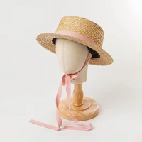 2021 new summer straw hat wide brim sun cap with ribbon panama hat beach foldable hats fashion hats for women sombreros de mujer