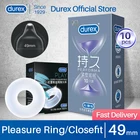 Durex тонкий УФ-фильтр 49 мм с презервативы предварительный плотно прилегающая безопасный задержки, Длительное Действие, кульминация Управление из натурального латекса кондомы со смазкой небольшой Размеры