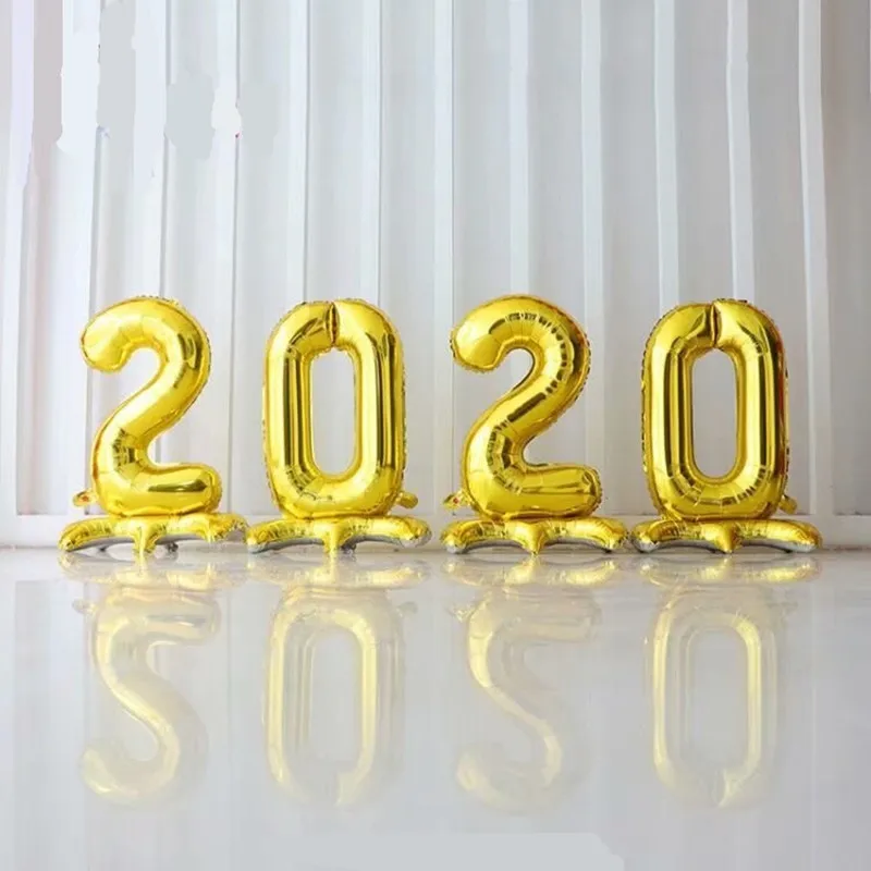 Номер воздушный шар стенд 2020 с новым годом День Рождения украшения для взрослых