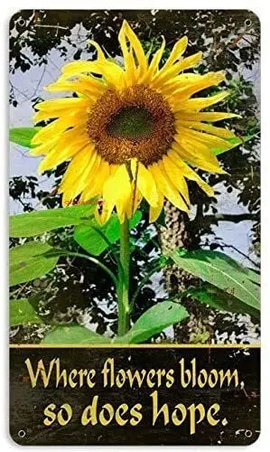 Металлические оловянные знаки Maizeco, ретро, Подсолнух, домашний декор, плакат для дома, бара, уличный декоративный настенный знак для пива, 8x12 дюймов