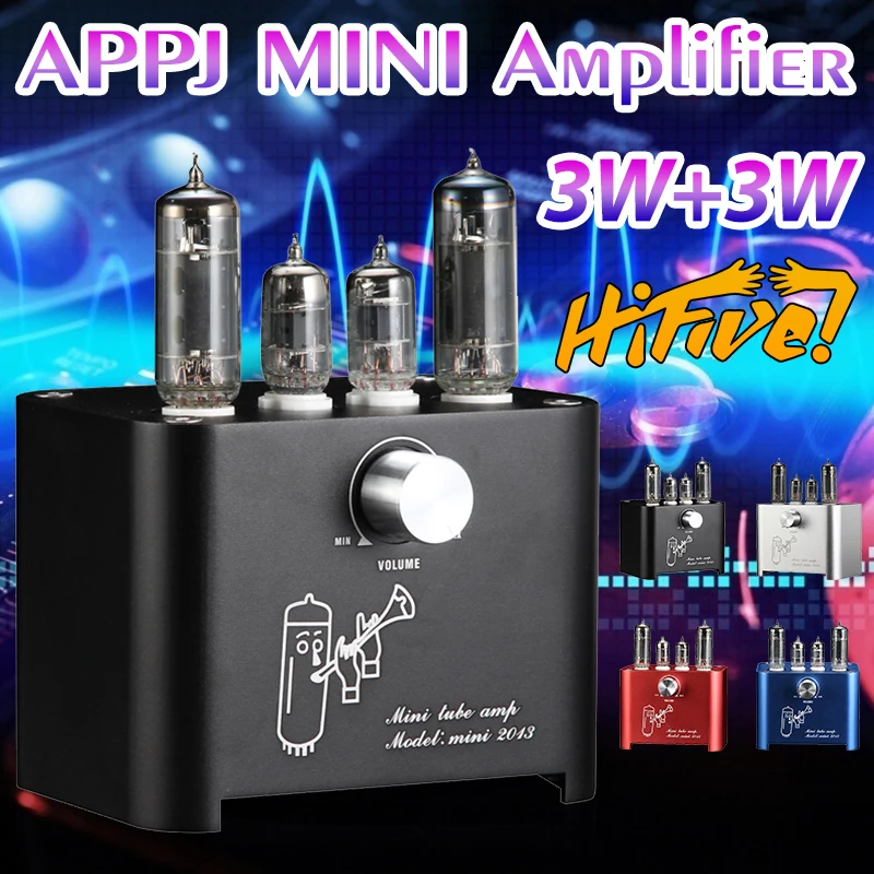 Трубчатый усилитель APPJ mini2013 6J1 6P1 3 Вт + мощности для Hi Fi стереозвука без потерь