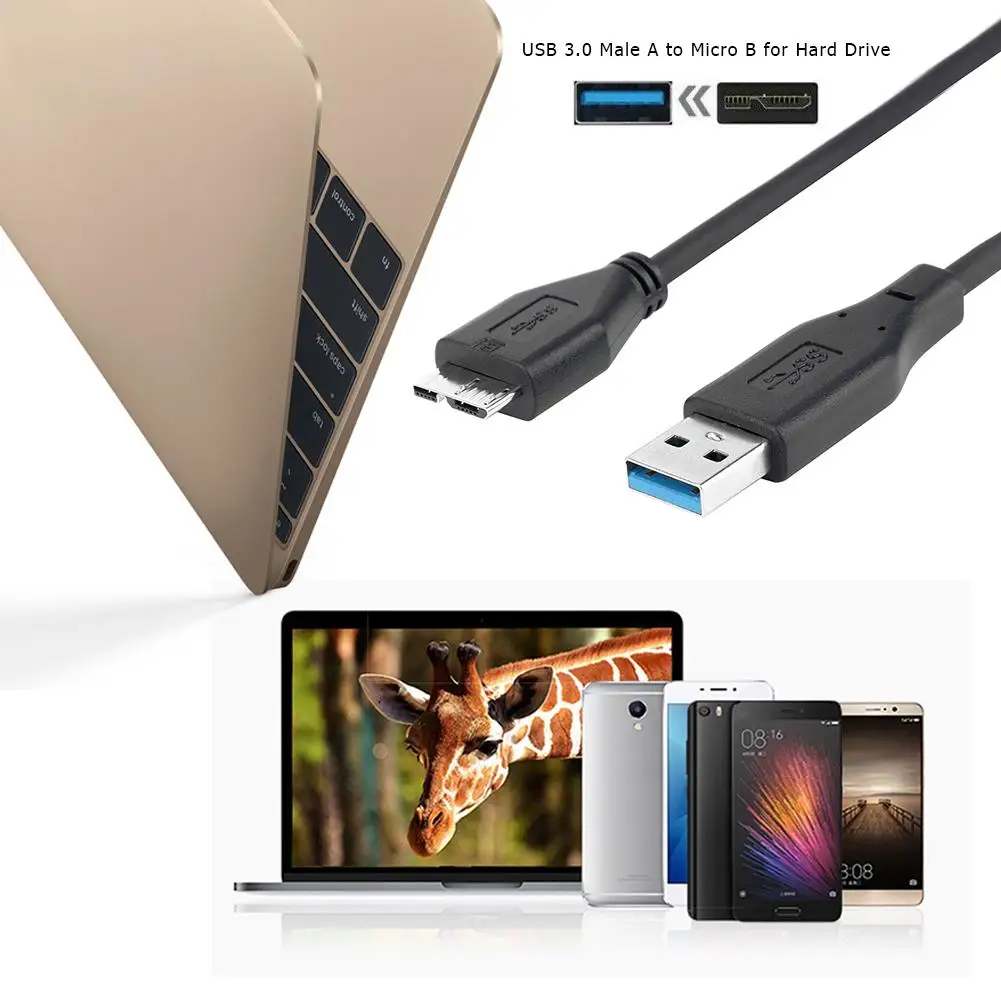 Кабель преобразователь USB 0 5 типа A в Micro B 3 м|Кабели USB| |