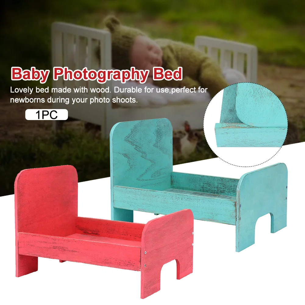 

Gift Cute Wooden Props Accessories Photo Background Detachable Small Portable Decorative Baby Photography Bed Posing Newborn