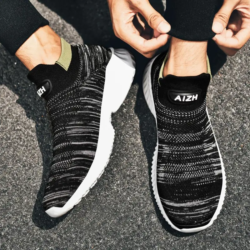 

Мужские спортивные кроссовки для бега, спортивная обувь, дизайнерские высококачественные роскошные брендовые Красные кроссовки без шнуро...