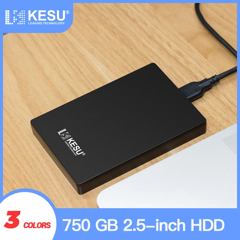Портативный внешний жесткий диск KESU 2 5 дюйма 750 Гб USB3.0 SATA HDD для ПК Mac настольного