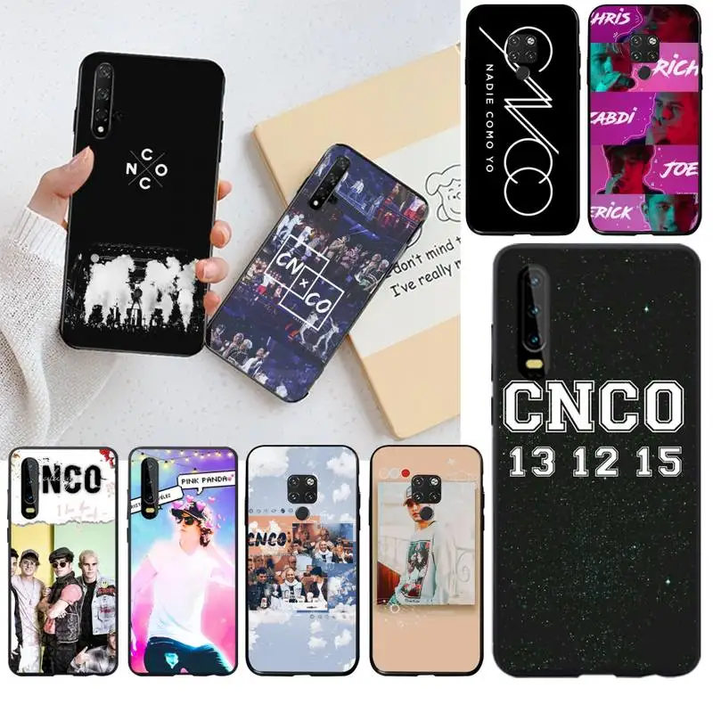HPCHCJHM CNCO Кристофер Велес мягкий черный чехол для телефона Huawei P40 P30 P20 lite Pro Mate 20 P Smart
