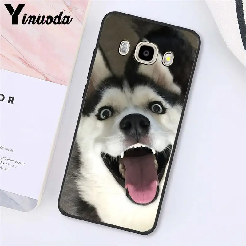 Yinuoda милый мягкий чехол для телефона с изображением животных хаски и щенка для samsung Galaxy J7 J6 J8 J4 J4Plus J7 DUO J7NEO J2 J5 Prime