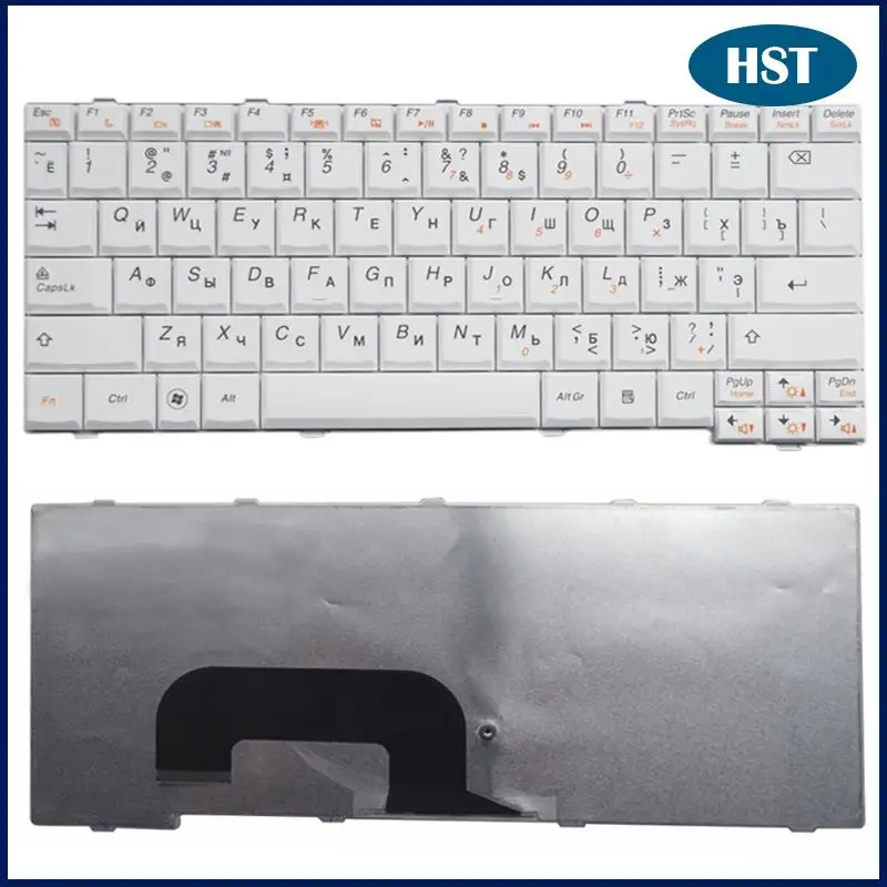 

Russian Keyboard White Black For Lenovo K26 K23 N7S N7W S12 K23 RU Laptop Keyboards Replacement Tested