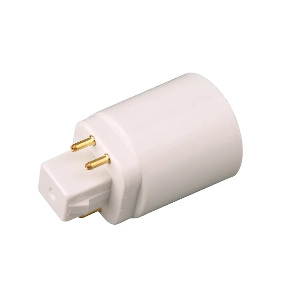 

LED Light Lamp Adapter GX24Q to E27 Bulb Holder Socket Converter 4 Pin Screw-based Lamp Extender Base Socket