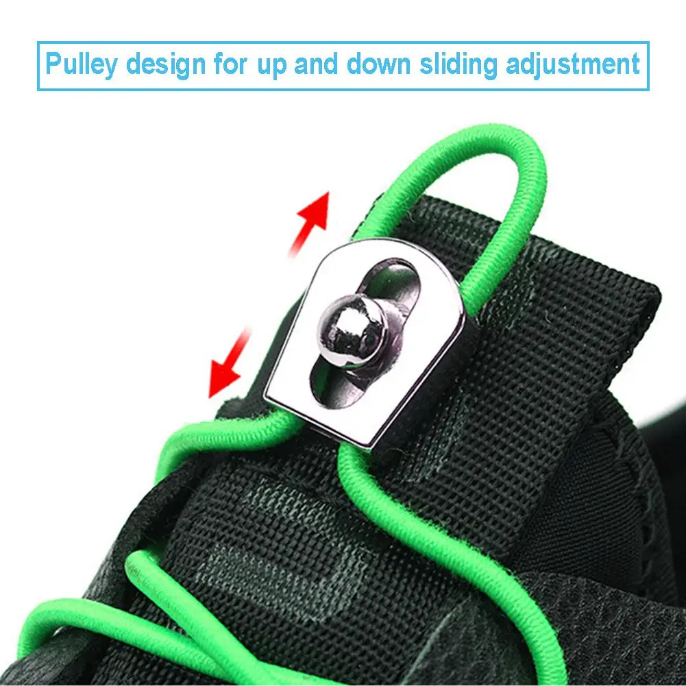 1 пара 4 цвета шнурки для кроссовок светоотражающий эластичный замок не