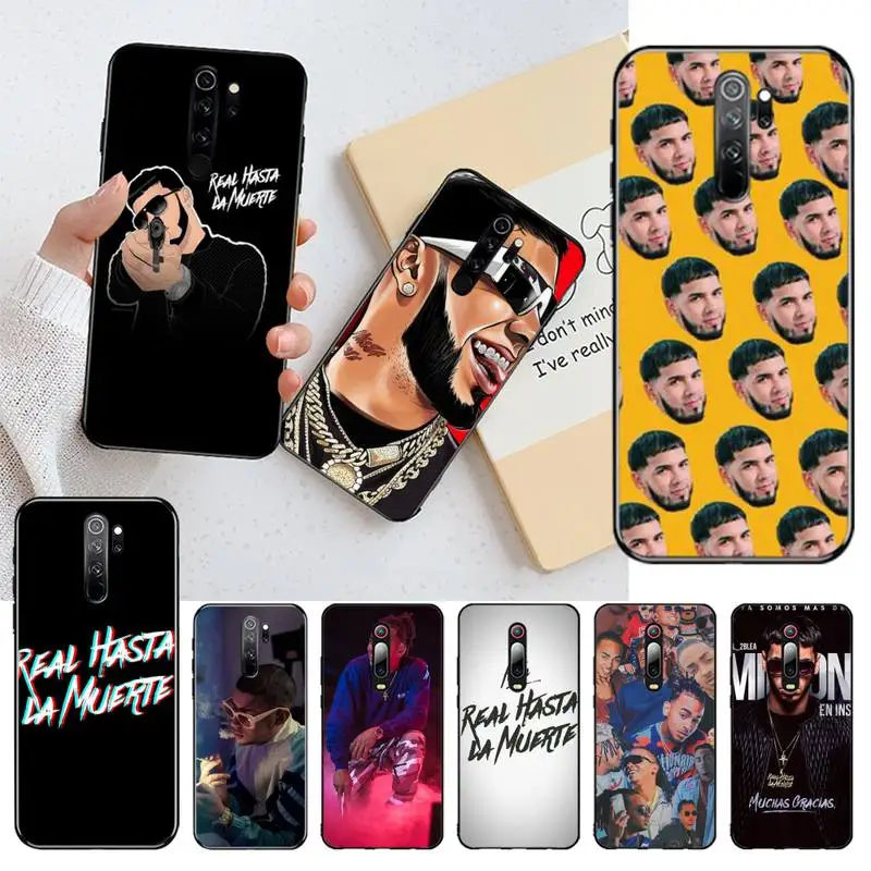

YJZFDYRM Hot Anuel AA Phone Case for Redmi Note 9 8 8T 8A 7 6 6A Go Pro Max Redmi 9 K20