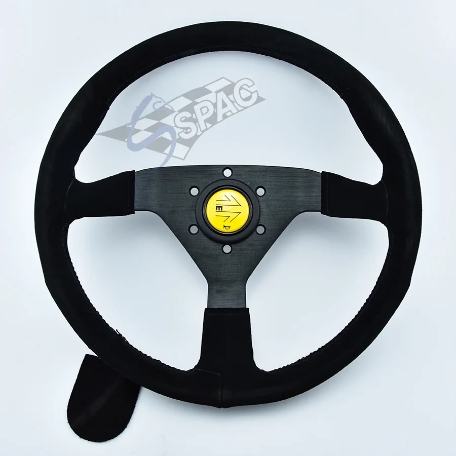 Автомобильные аксессуары 14 дюймов JDM замши кожаное рулевое колесо гонки на