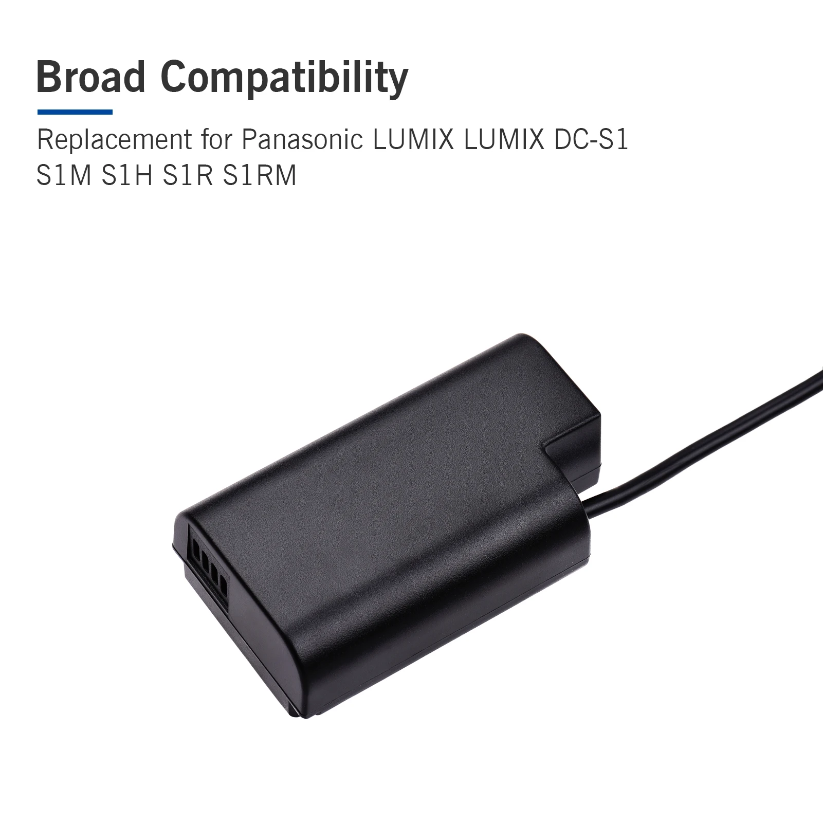 Andoer DMW-DCC16 Dummy Battery AC Power Adapter Camera Supply with Plug for Panasonic LUMIX DC-S1 S1M S1H S1R S1RM | Электроника