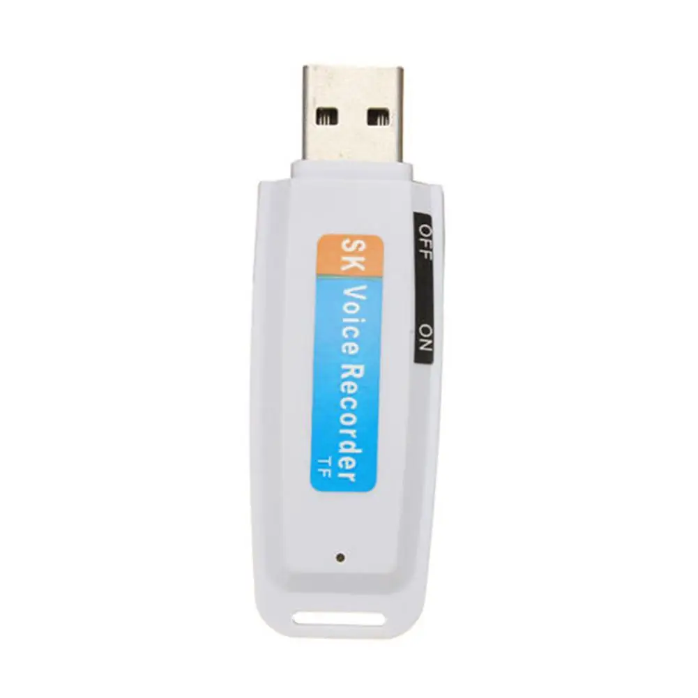 Мини USB Цифровой диктофон U диск зарядное устройство запись звука флэш накопитель