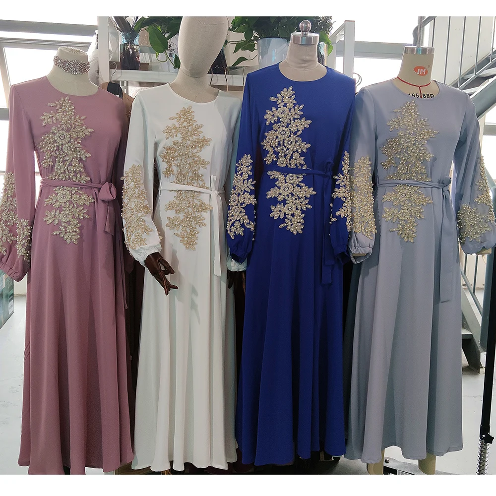 Ramadan Kaftan Dubai Abaya Turkey Muslim Women Hijab Dress Islam Caftan Marocain Dresses Vestidos Eid Mubarak Robe Femme Abayas |