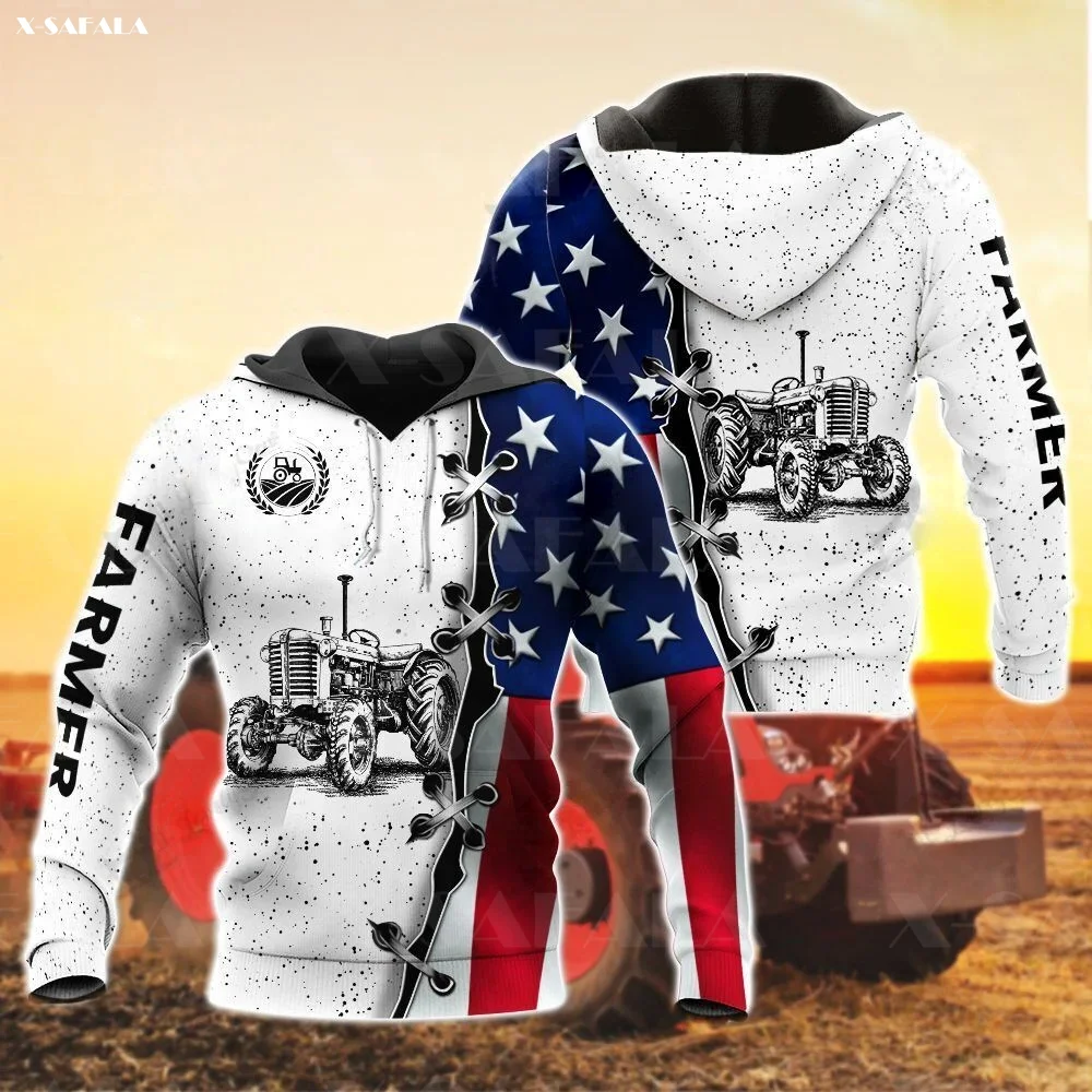 Толстовка с капюшоном и принтом американского каратэ флага США на молнии пуловер