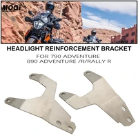 for 790 adv 890 adventure rrally r motorcycle accessories neck brace headlight reinforcement bracket straight head