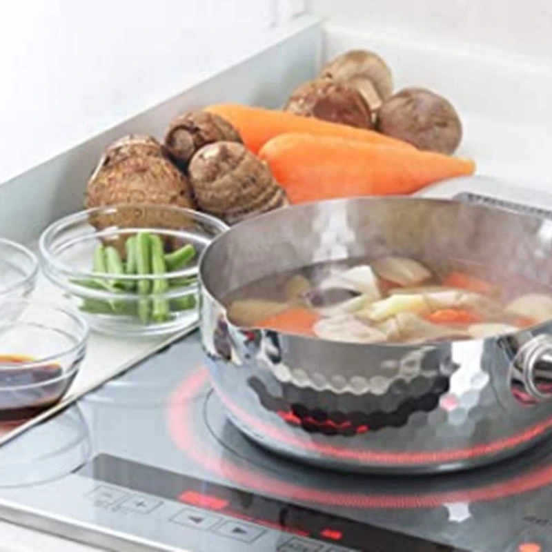 

Non-Stick Pan Noodle Pot Milk Pot with Wooden Handle for Fried Chicken Vegetables Soup Kitchen Cooking Tools