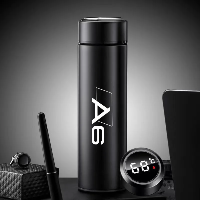 

For A6 500ml Intelligent Thermos Coffee Cup Temperature Display Stainless Steel Vacuum Water Cup