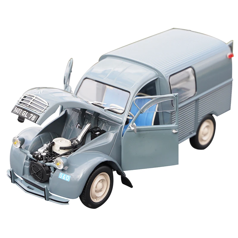 

Моделирования 1:18 Масштаб сплава Citroen 2CV 1966 классическая модель грузовика автомобиля металла, литье под давлением, для сбора подарок Дисплей ...