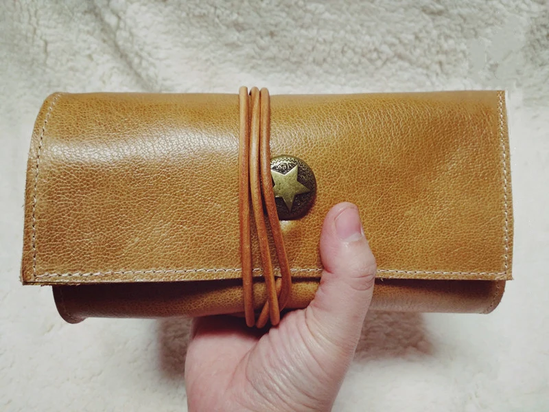 Большая черная сумка-ведро ручной работы Подлинная женская сумка с 4 трубками