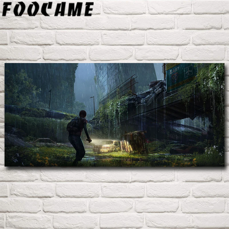 Последний из нас зомби выживание ужас экшн игра картины для гостиной настенные