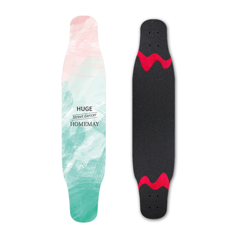 

Aesthetic Luxury Skateboard Beginners Complete Double Rocker Skateboard Deck 4 Wheel Planche De Skate Sports Accessories DK50SB