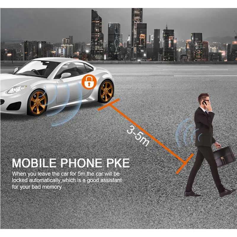 autostart central locking car alarm system keyless entry Automatic induction lock Trunk Opening MP686 | Автомобили и мотоциклы