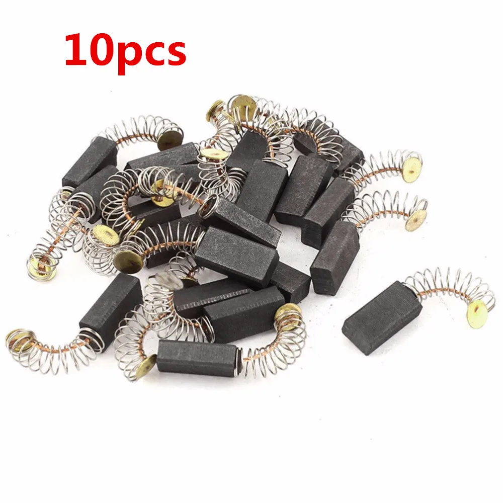 

10Pcs Mini Drill Electric Grinder Replacement Carbon Brushes Spare Parts For Electric Motors Rotary Tool 6.5x7.5x13.5mm