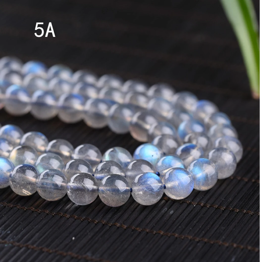 Натуральный Лабрадорит 4-11 мм круглые бусины из драгоценного камня для